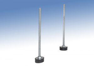 300 mm leg with wing nuts x 2